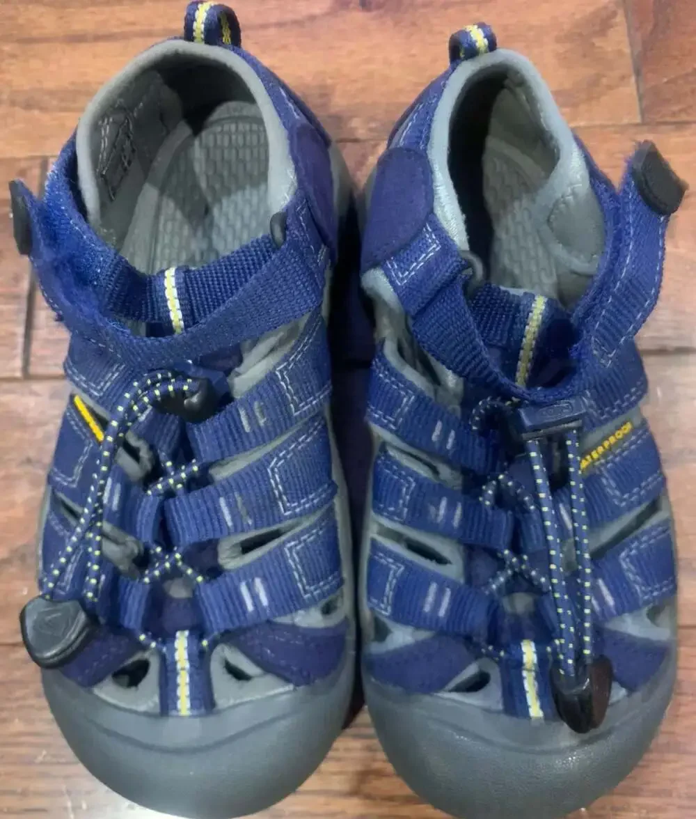 Keen‎ Newport H2 Kids Sandals Navy Waterproof Outdoor Size 13